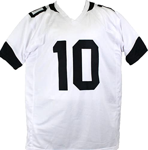 Laviska Shenault Jr Autographed White Pro Style Jersey - Beckett W Hologram