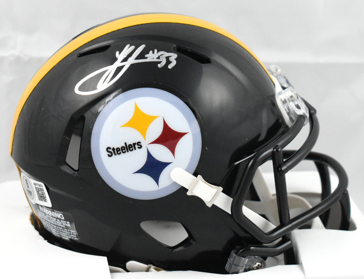 Jack Sawyer Signed Pittsburgh Steelers Speed Mini Helmet - Beckett W Holo *top