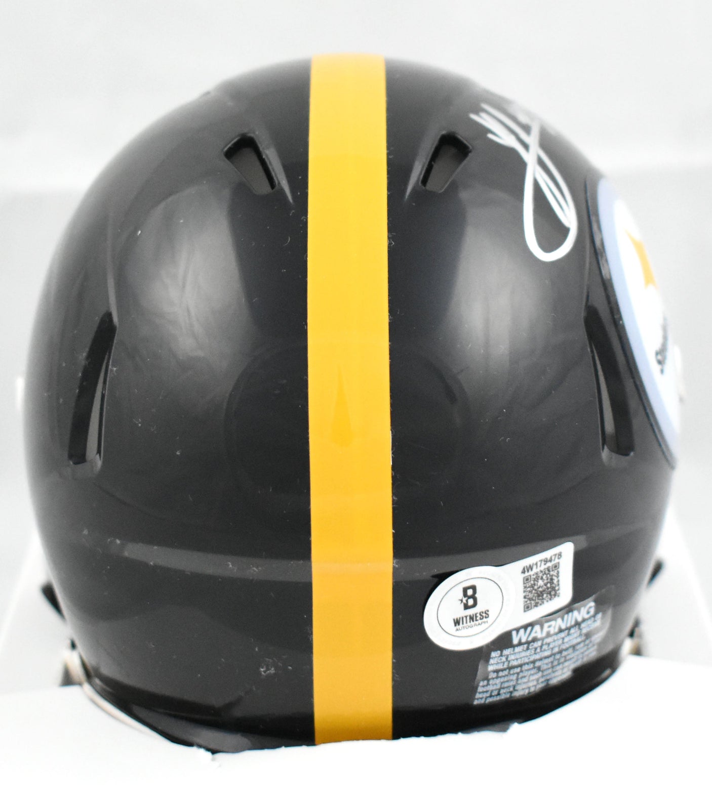 Jack Sawyer Signed Pittsburgh Steelers Speed Mini Helmet - Beckett W Holo *top