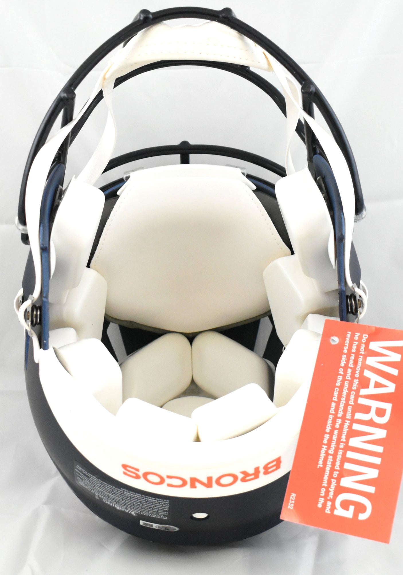 Bo Nix Autographed Denver Broncos F/S Speed Authentic Helmet - Beckett W Holo