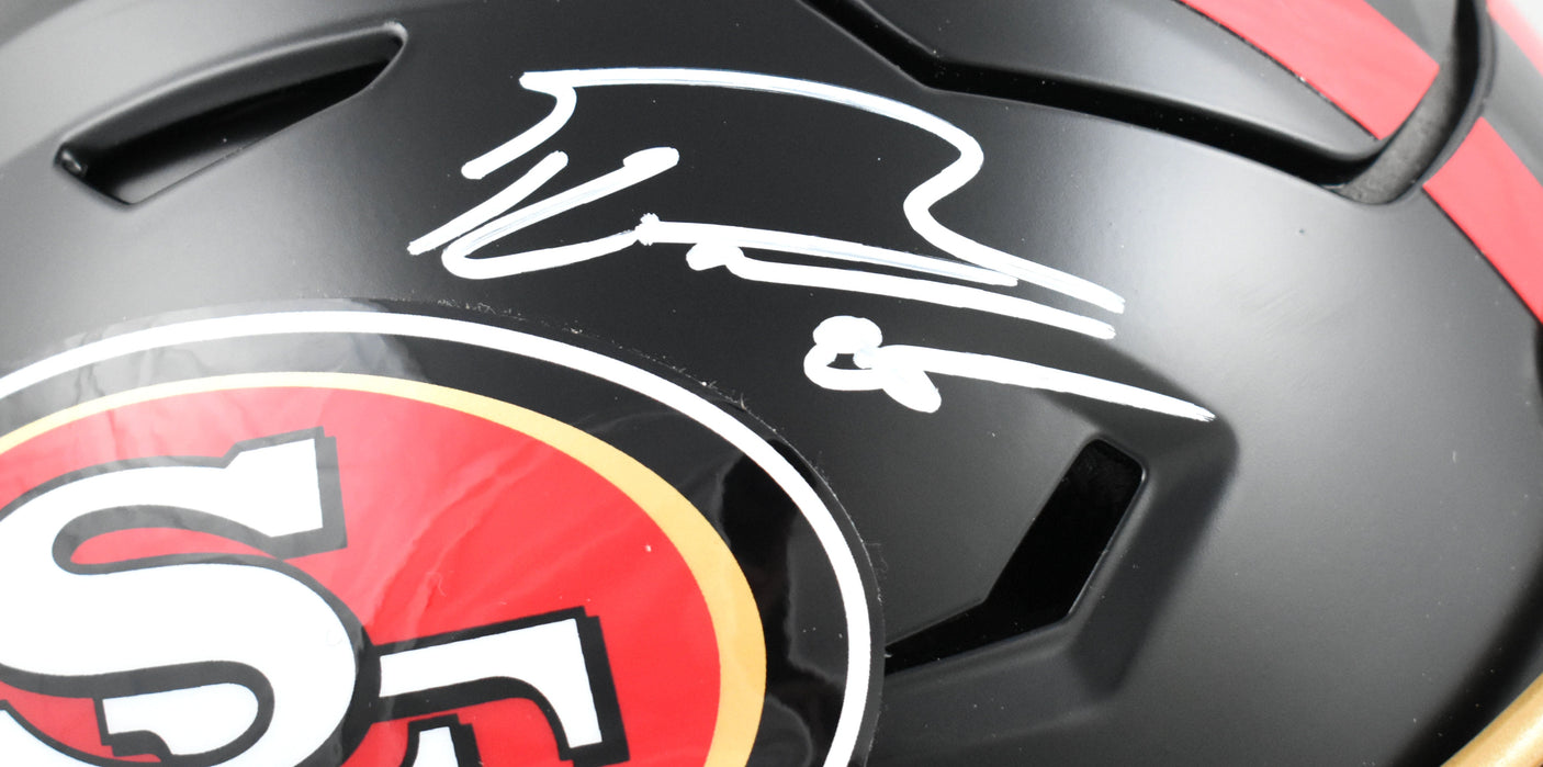 George Kittle Autographed 49ers F/S Rivalries Speedflex Helmet - Beckett W Holo