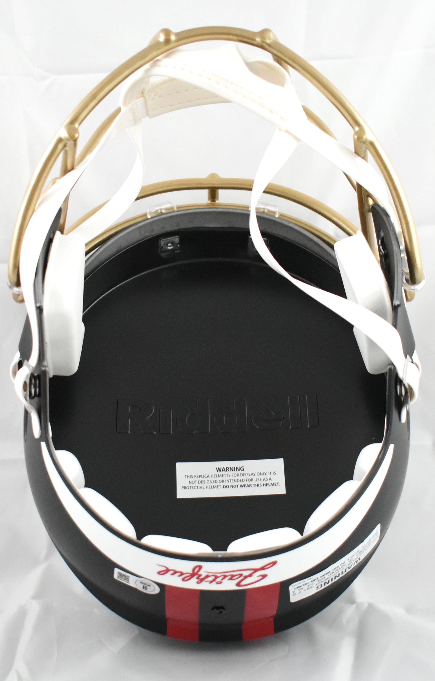 George Kittle Autographed 49ers F/S Rivalries 2025 Speed Helmet - Beckett W Holo