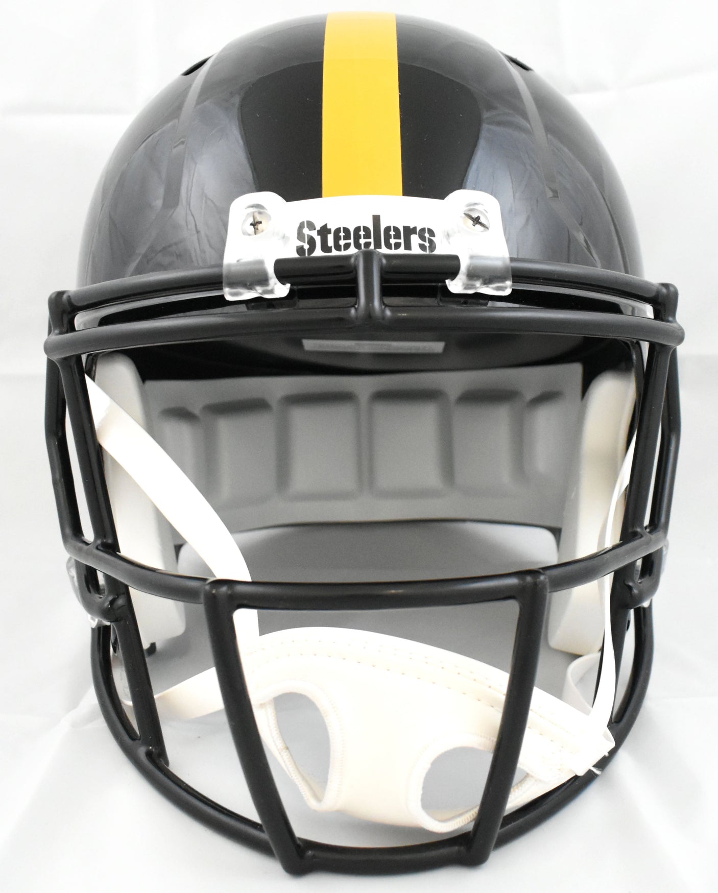 T.J. Watt Autographed Pittsburgh Steelers F/S Speed Helmet Beckett W Holo *white