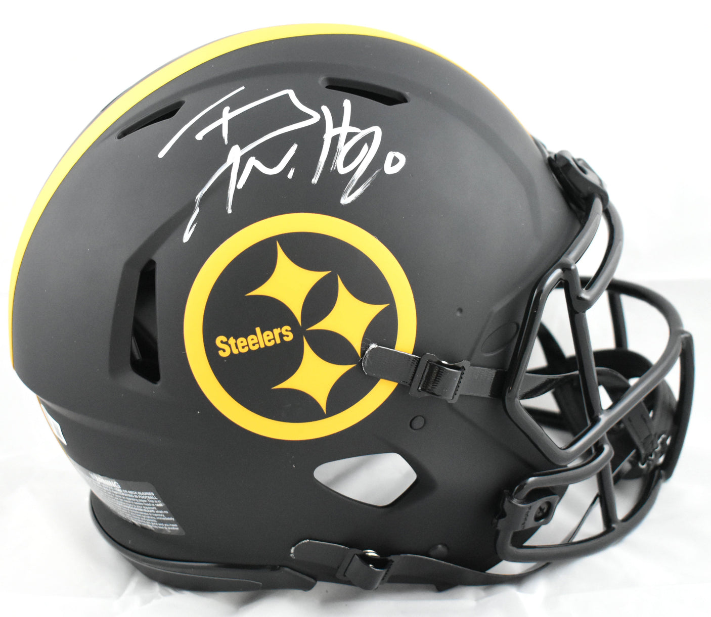 T.J. Watt Autographed Steelers F/S Eclipse Speed Authentic Helmet Beckett W Holo