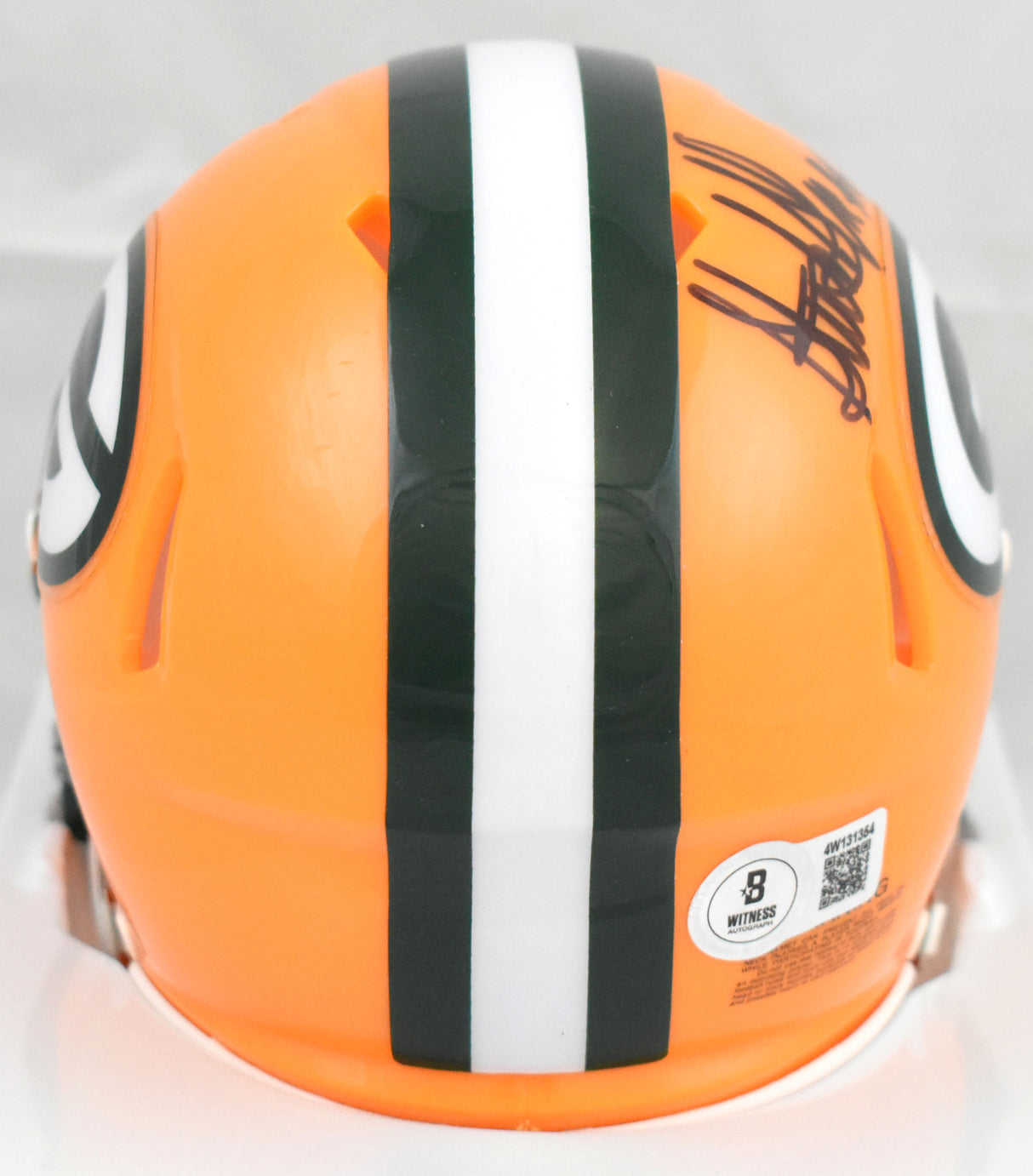 Sterling Sharpe Signed Green Bay Packers Speed Mini Helmet HOF - Beckett W Holo