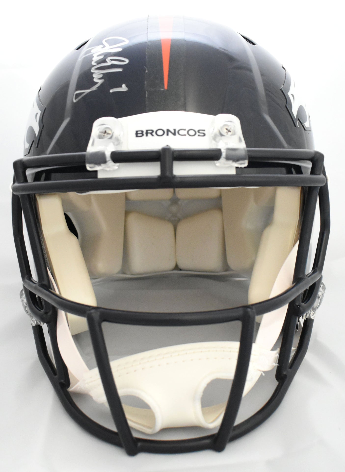 John Elway Autographed Denver Broncos F/S Speed Authentic Helmet Beckett W Holo