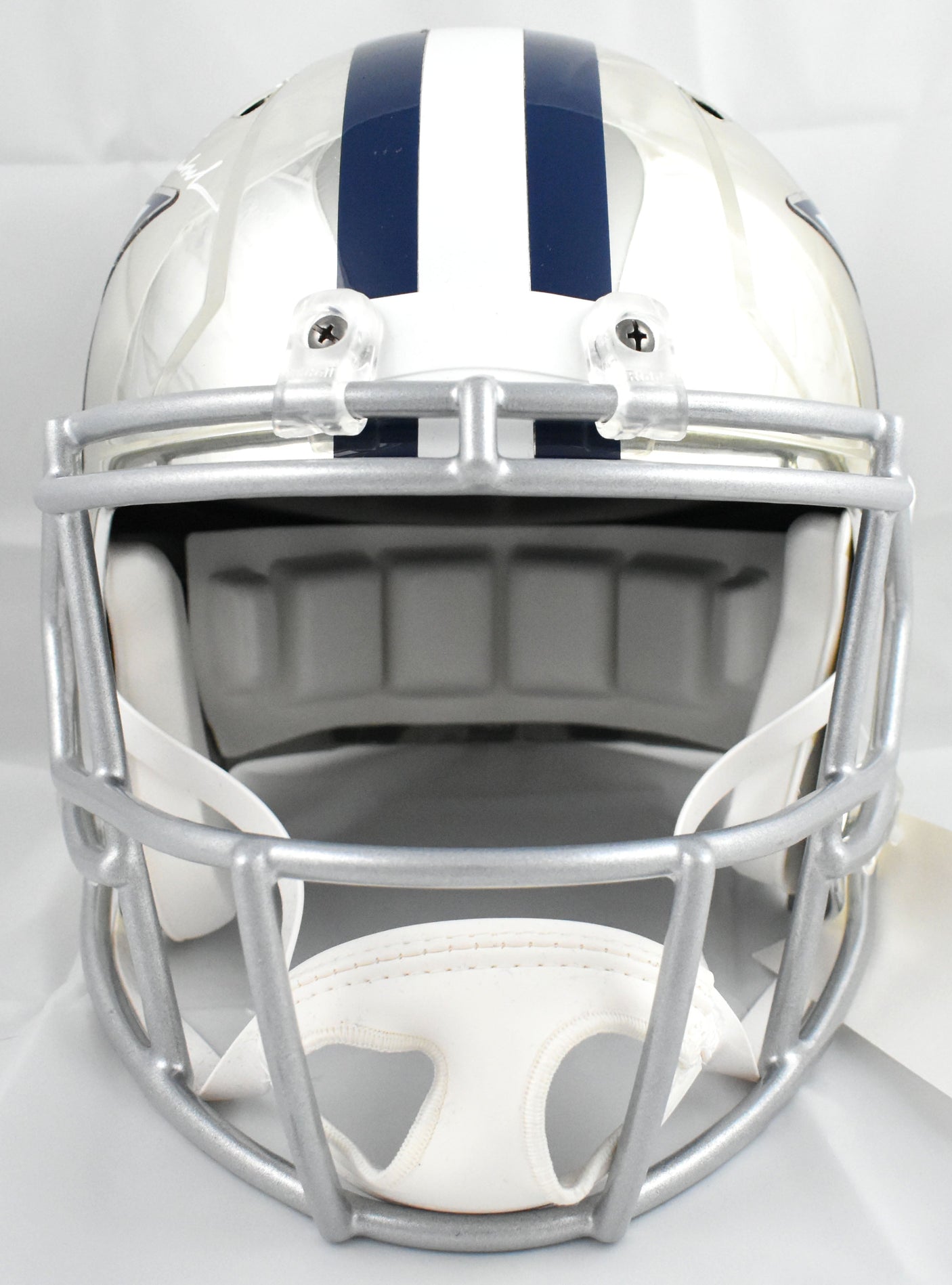 Roger Staubach Autographed Dallas Cowboys F/S Chrome Speed Helmet Beckett W Holo