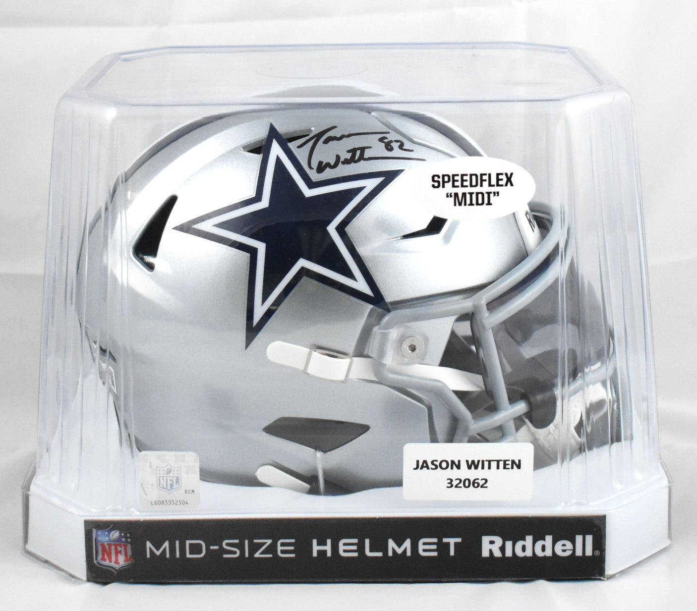 Jason Witten Autographed Cowboys Mid-Size SpeedFlex Helmet - Beckett W Hologram