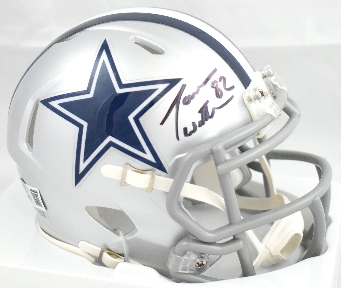 Jason Witten Autographed Dallas Cowboys Speed Mini Helmet -Beckett W Holo *Front