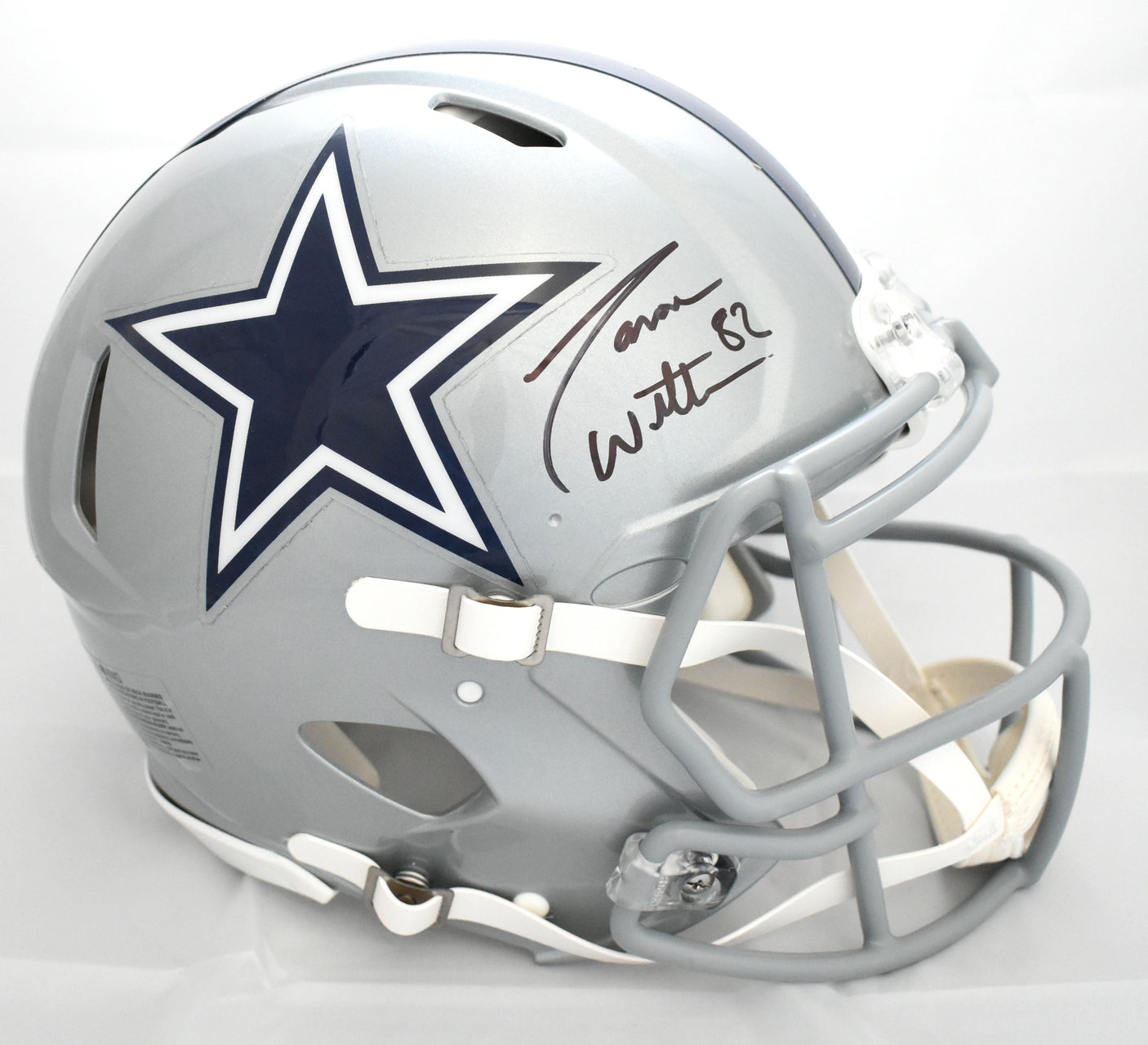 Jason Witten Autographed Cowboys F/S Speed Authentic Helmet - Beckett W Hologram