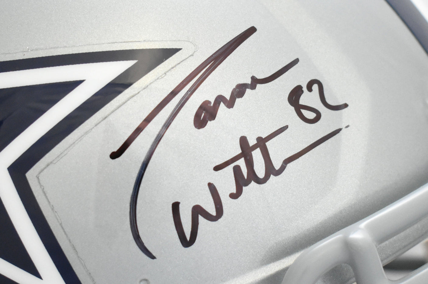 Jason Witten Autographed Cowboys F/S Speed Authentic Helmet - Beckett W Hologram