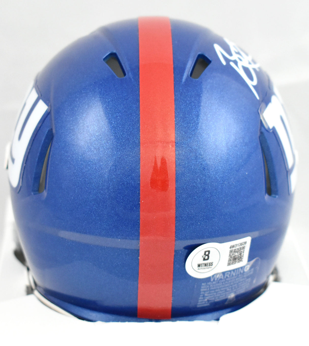 Brian Burns Autographed New York Giants Speed Mini Helmet - Beckett W Hologram