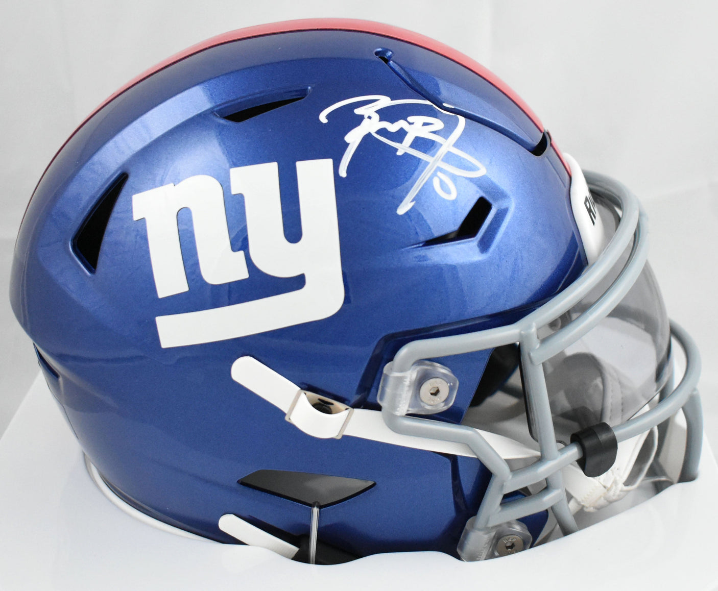 Brian Burns Signed New York Giants Mid-Size SpeedFlex Helmet - Beckett W Holo