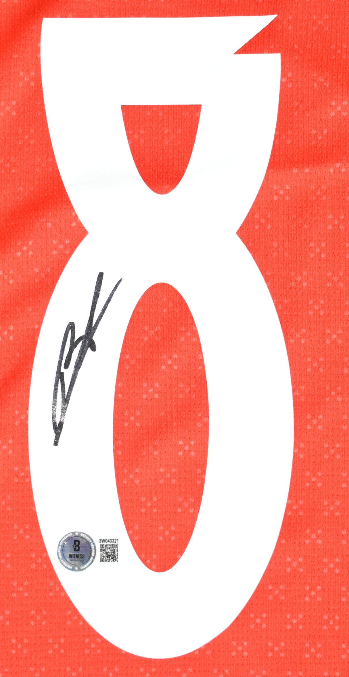 Bruno Fernandes Autographed Portugal Home Soccer Jersey #8 - Beckett W Holo *M