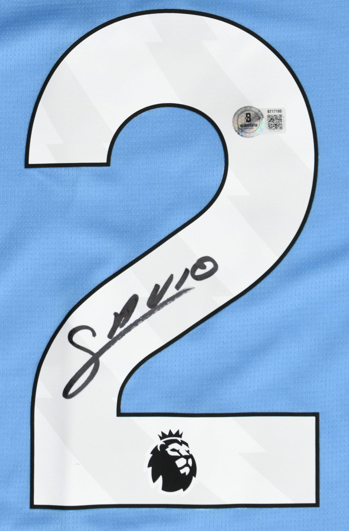 Savinho Autographed Manchester City Home Soccer Jersey #26 - Beckett Holo *L