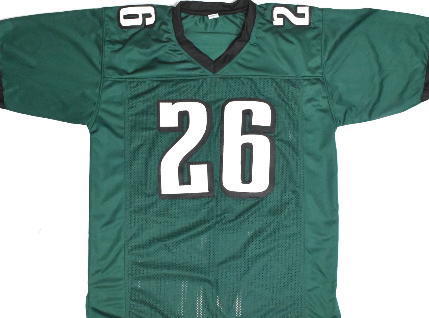 Saquon Barkley Autographed Green Pro Style Jersey - Beckett W Hologram *Black