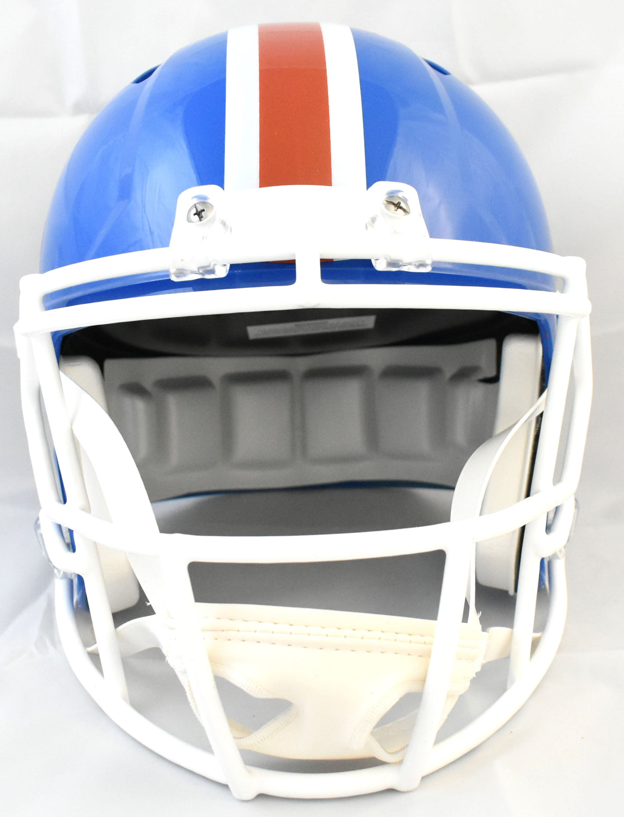 Jahdae Barron Autographed Denver Broncos F/S 75-96 Speed Helmet - Beckett W Holo