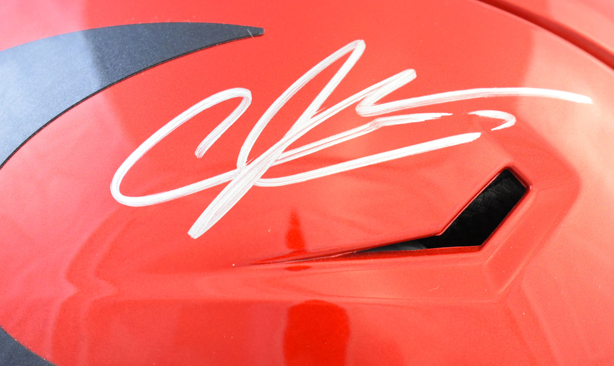 Andre Johnson Signed Houston Texans F/S Alt Speedflex Helmet - Beckett W Holo