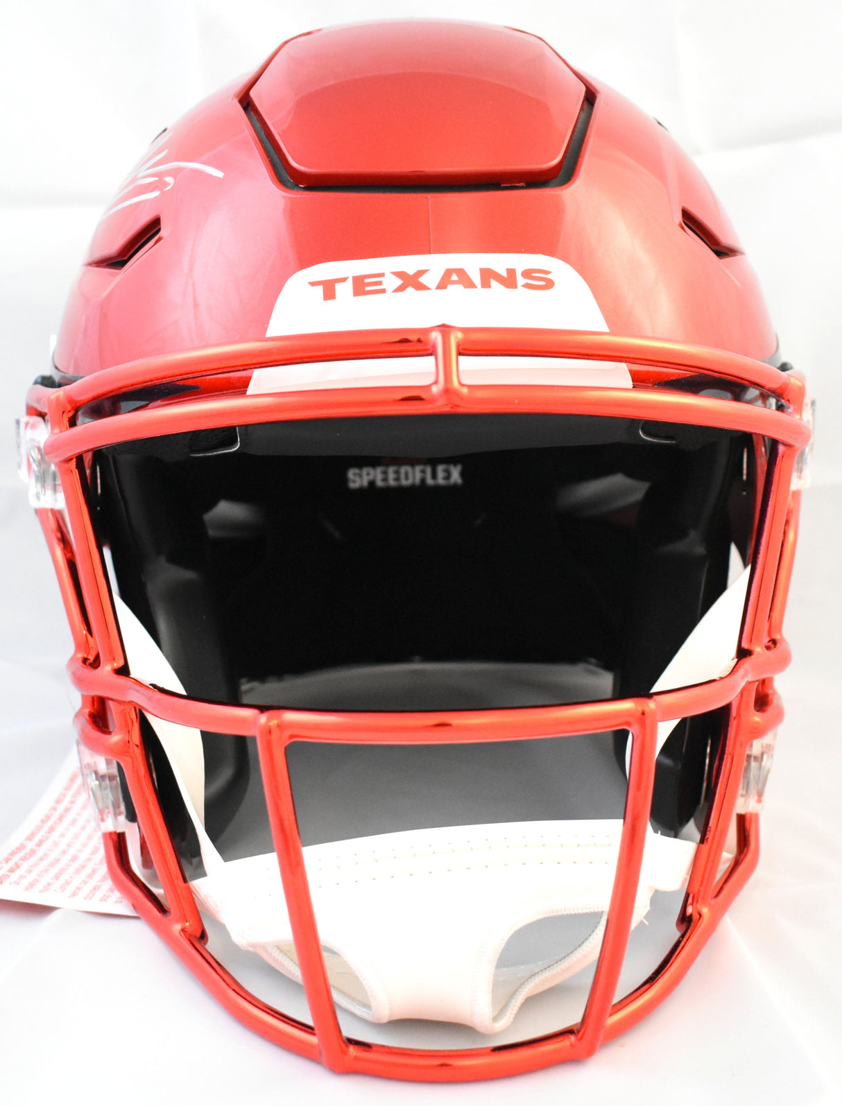 Andre Johnson Signed Houston Texans F/S Alt Speedflex Helmet - Beckett W Holo