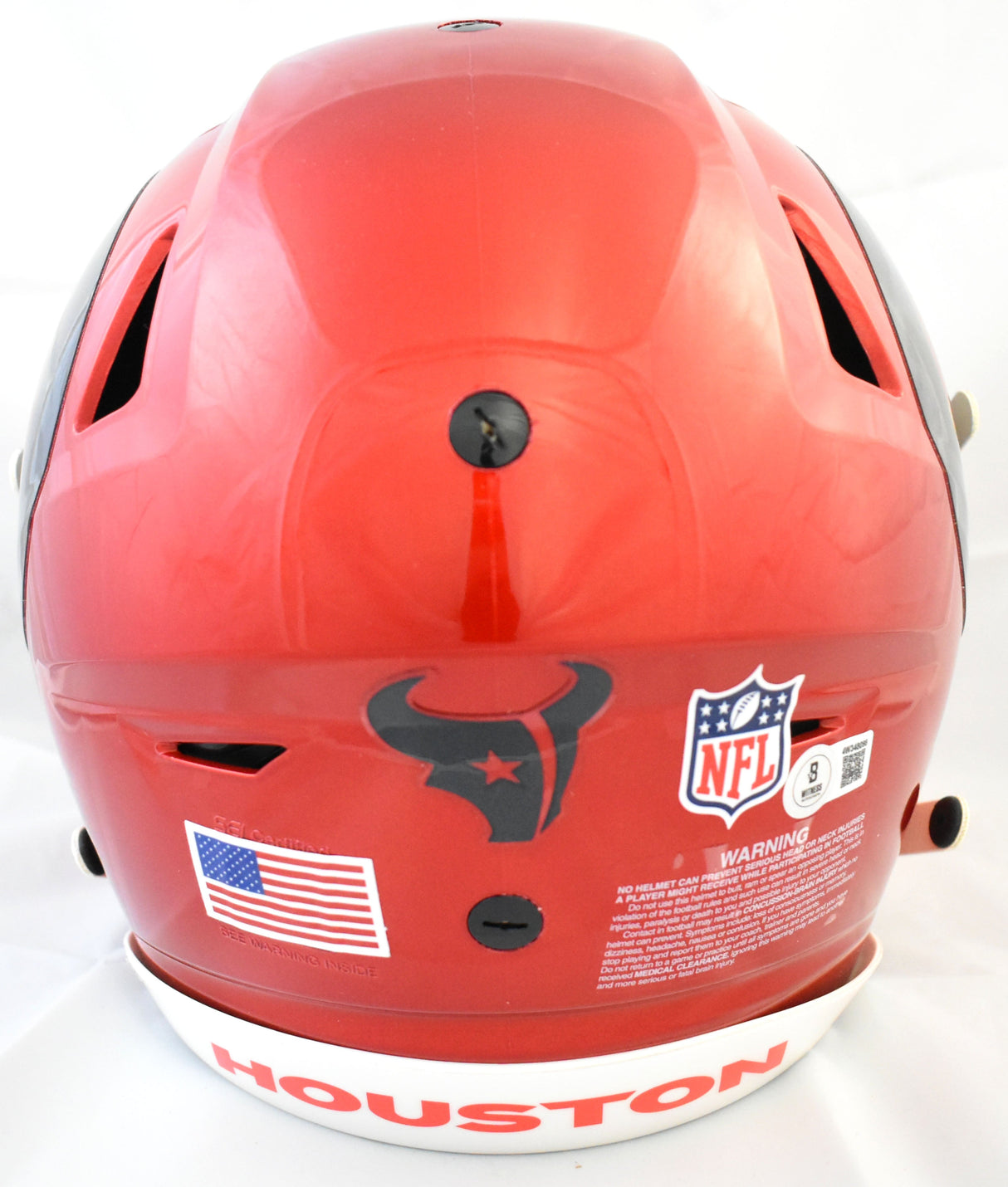 Andre Johnson Signed Houston Texans F/S Alt Speedflex Helmet - Beckett W Holo