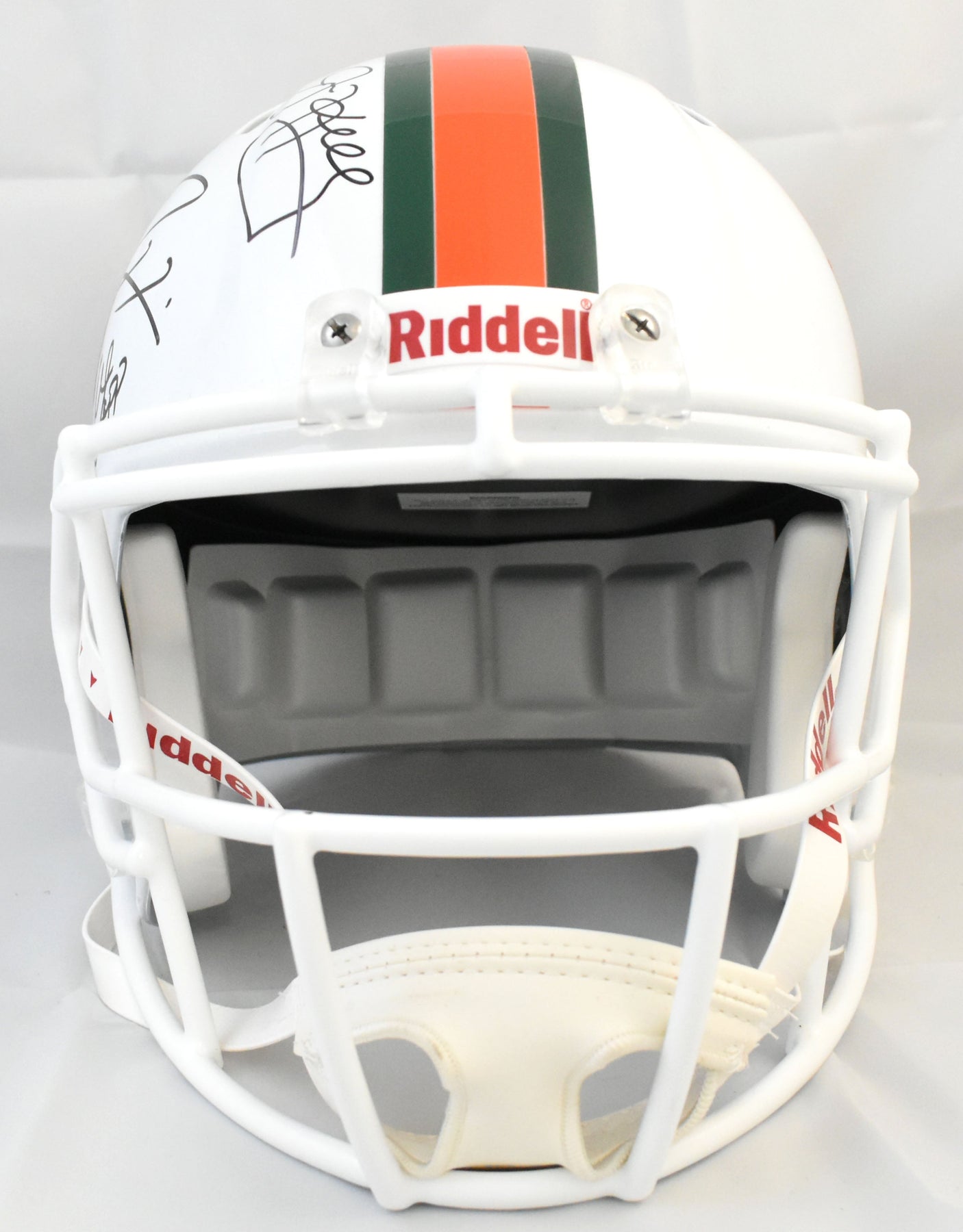 University of Miami Hurricanes Legends F/S Speed Helmet 11 Sigs - Beckett W Holo