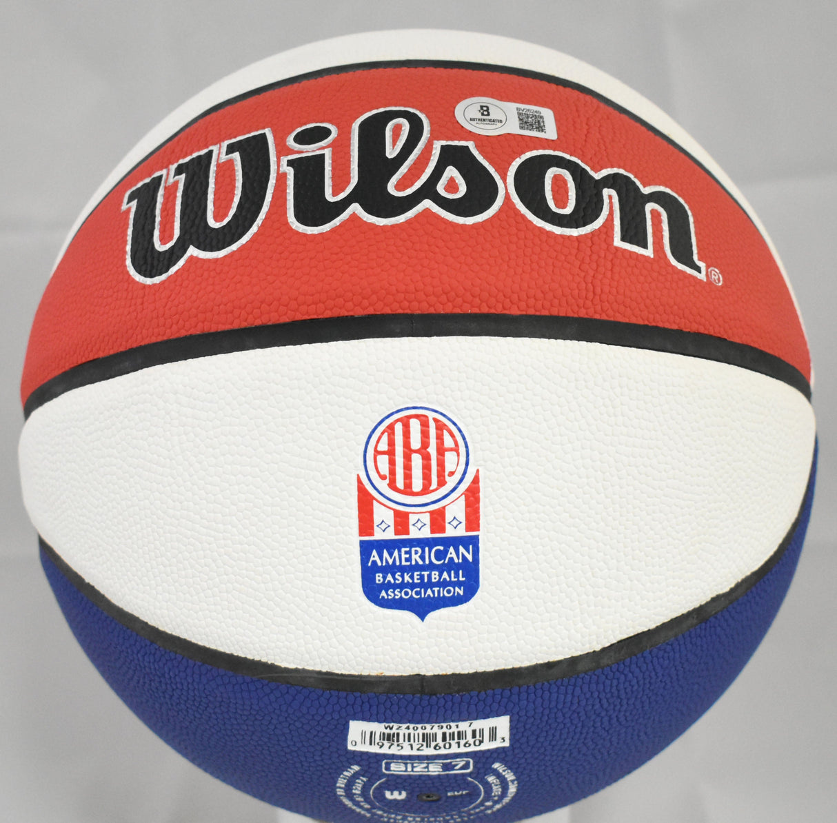 Julius Erving Autographed ABA Wilson Basketball - Beckett Hologram