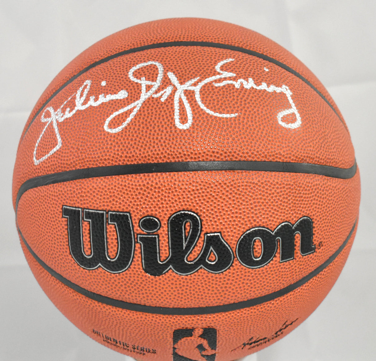 Julius Erving Autographed NBA Wilson Basketball - Beckett Hologram