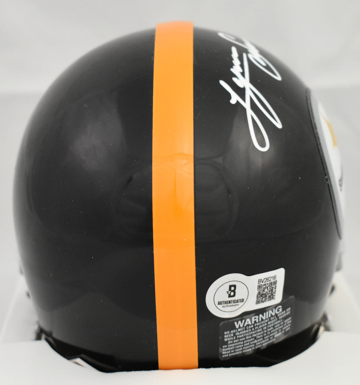 Lynn Swann Autographed Pittsburgh Steelers Mini Helmet w/ HOF - Beckett Hologram