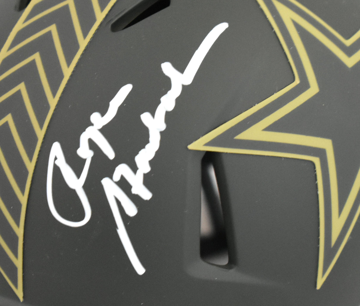 Roger Staubach Signed Dallas Cowboys Salute 2025 Speed Mini Helmet- Beckett Holo