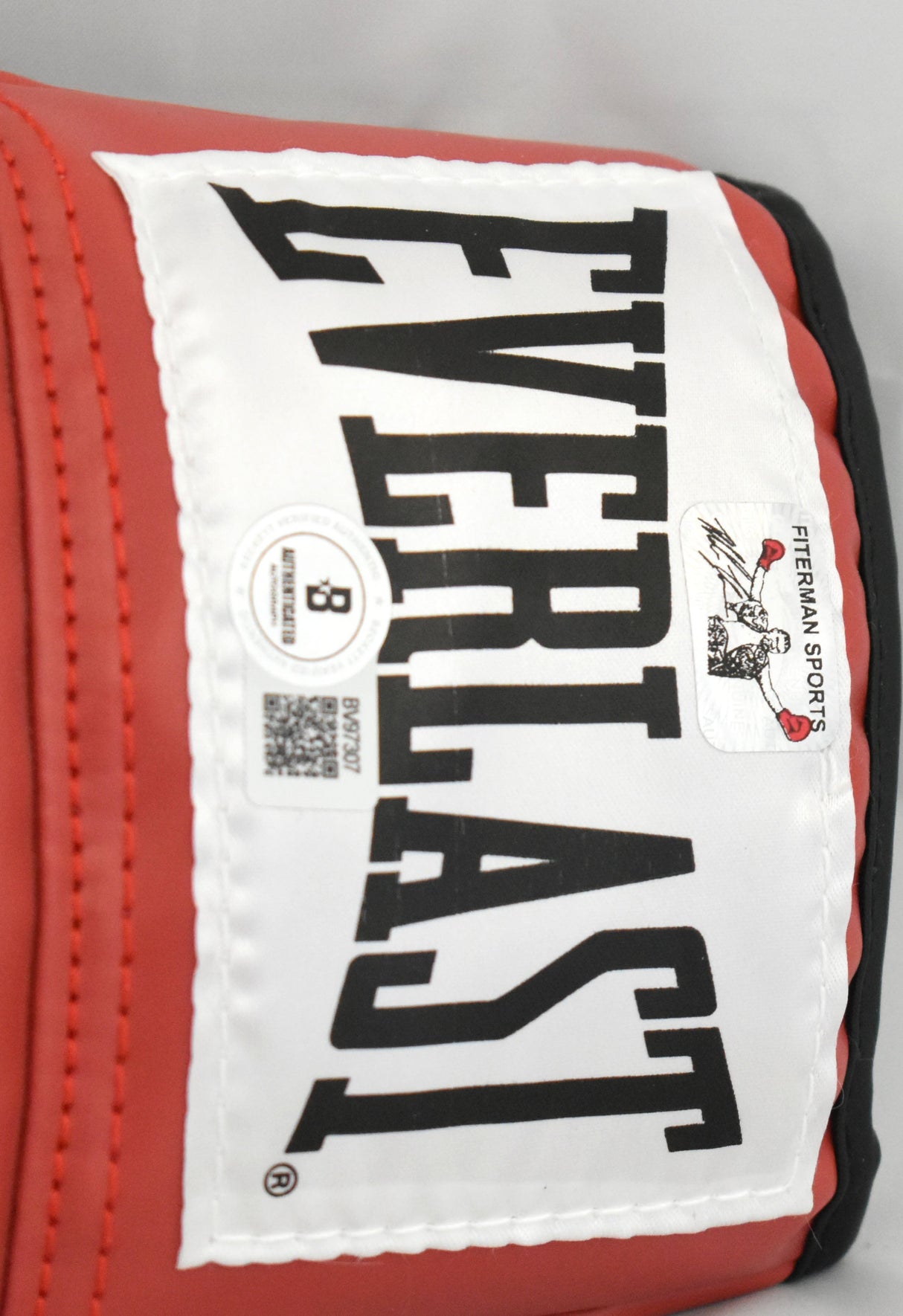 Mike Tyson Autographed Red Everlast Boxing Glove *Left - Beckett Hologram