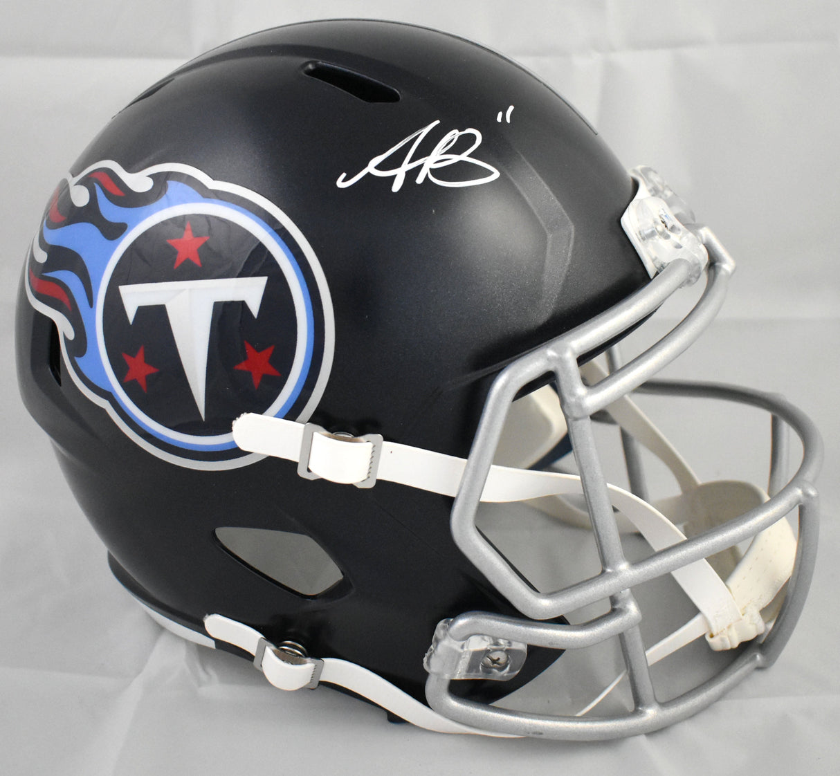 A.J. Brown Autographed Tennessee Titans F/S Speed Helmet - Beckett Holo