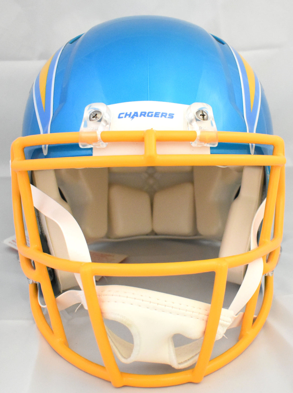 Austin Ekeler Autographed Chargers F/S Flash Speed Authentic Helmet-Beckett Holo