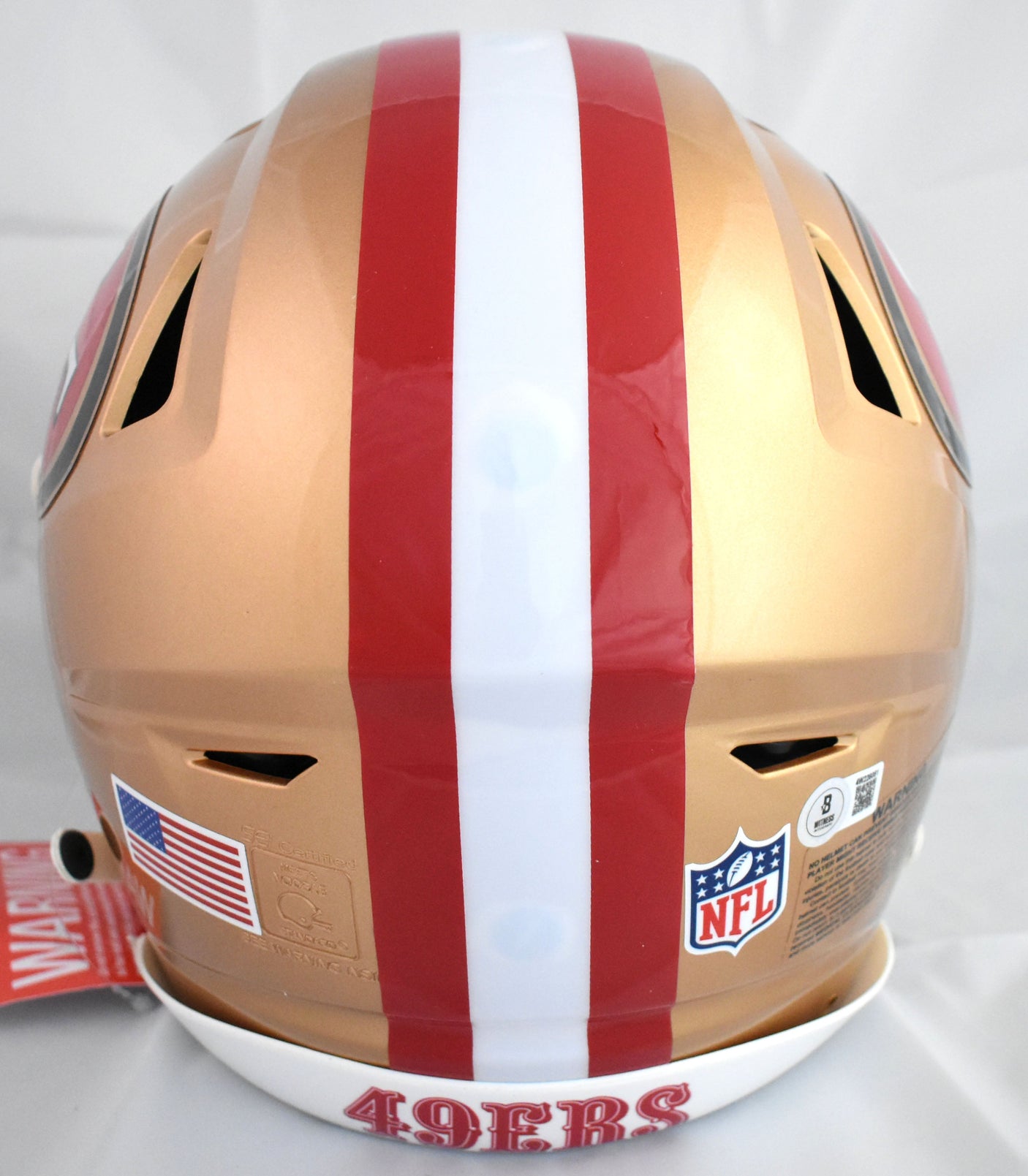 Frank Gore Autographed San Francisco 49ers F/S SpeedFlex Helmet - Beckett W Holo