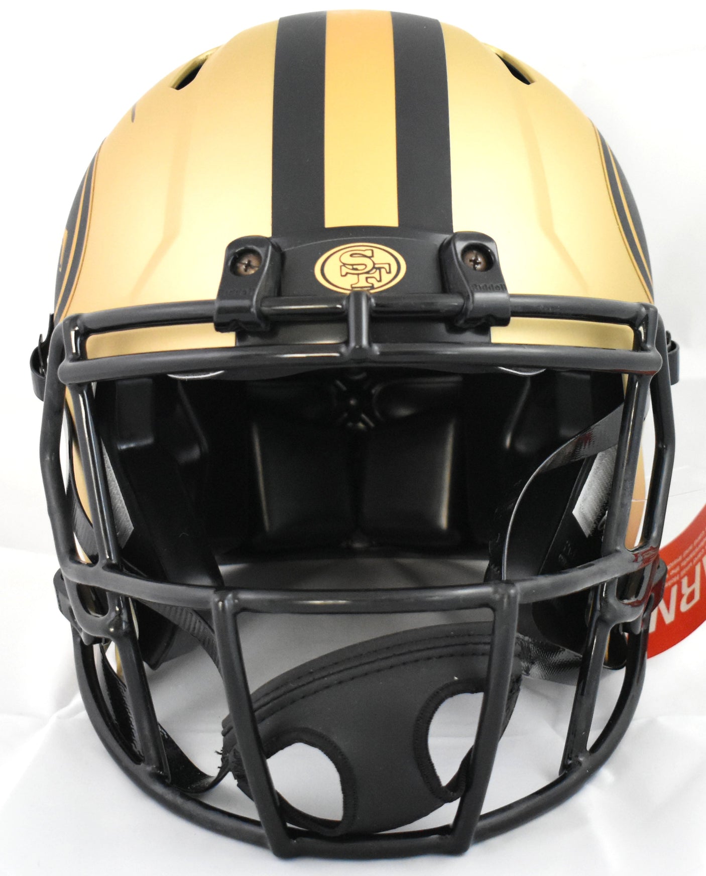 Frank Gore Autographed 49ers F/S Rave Speed Authentic Helmet - Beckett W Holo