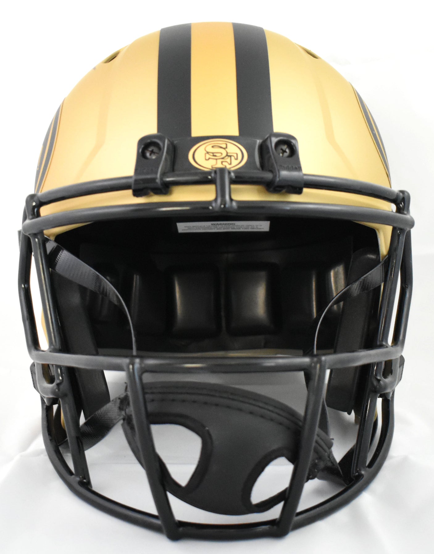 Frank Gore Autographed San Francisco 49ers F/S Rave Speed Helmet- Beckett W Holo