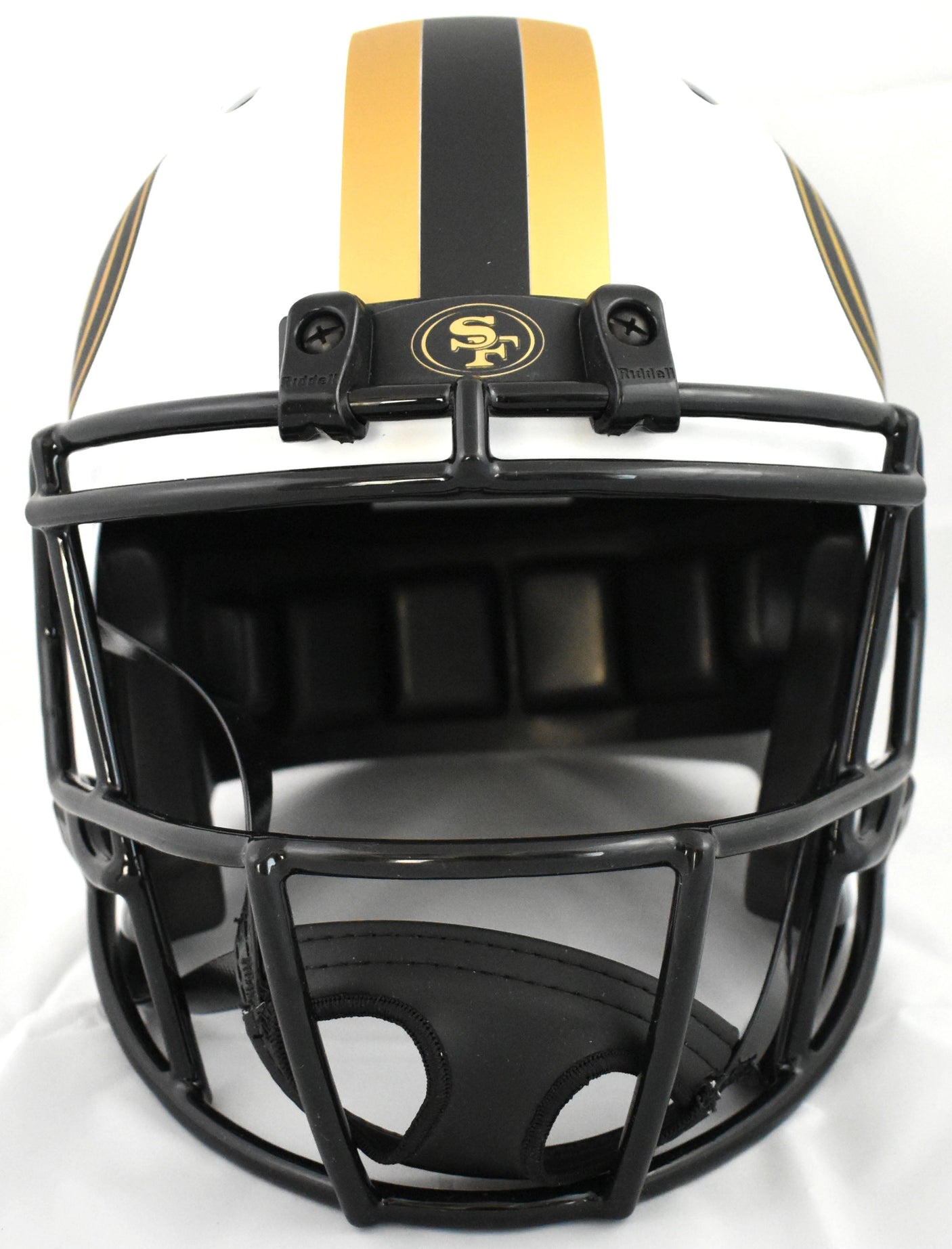 Frank Gore Autographed San Francisco 49ers F/S Lunar Speed Helmet-Beckett W Holo