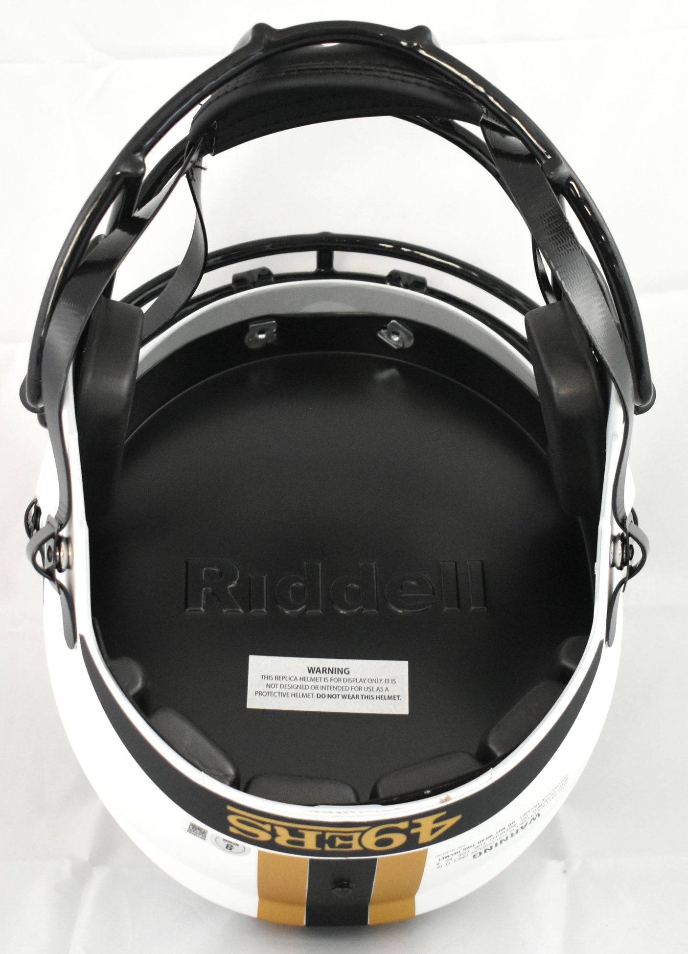 Frank Gore Autographed San Francisco 49ers F/S Lunar Speed Helmet-Beckett W Holo