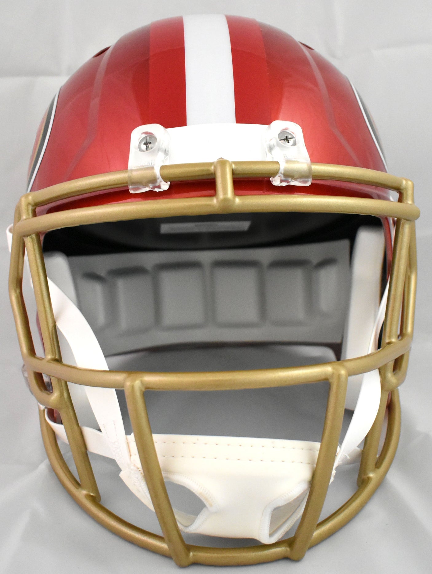 Frank Gore Autographed San Francisco 49ers F/S Flash Speed Helmet-Beckett W Holo