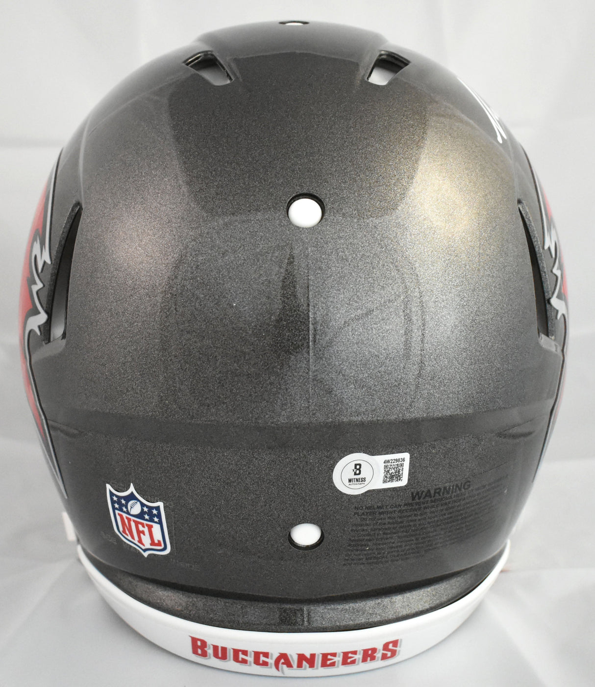 Mike Evans Autographed Buccaneers F/S Speed Authentic Helmet - Beckett W Holo