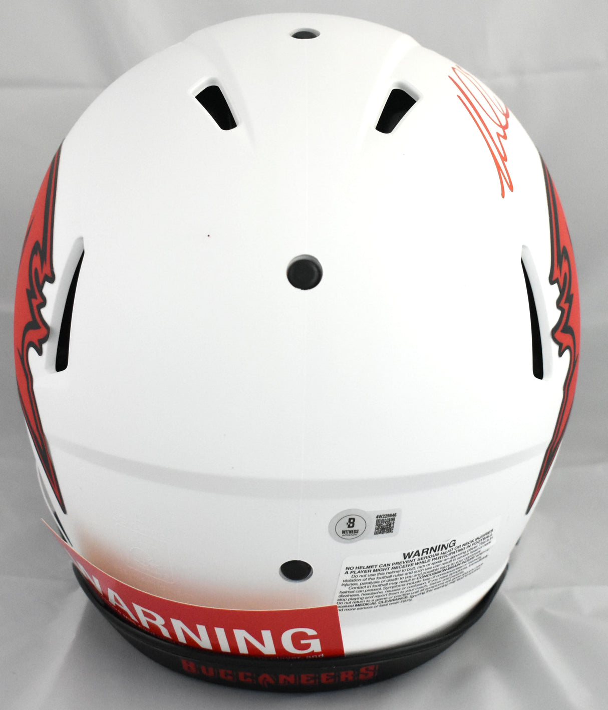 Mike Evans Signed Buccaneers F/S Lunar Speed Authentic Helmet - Beckett W Holo