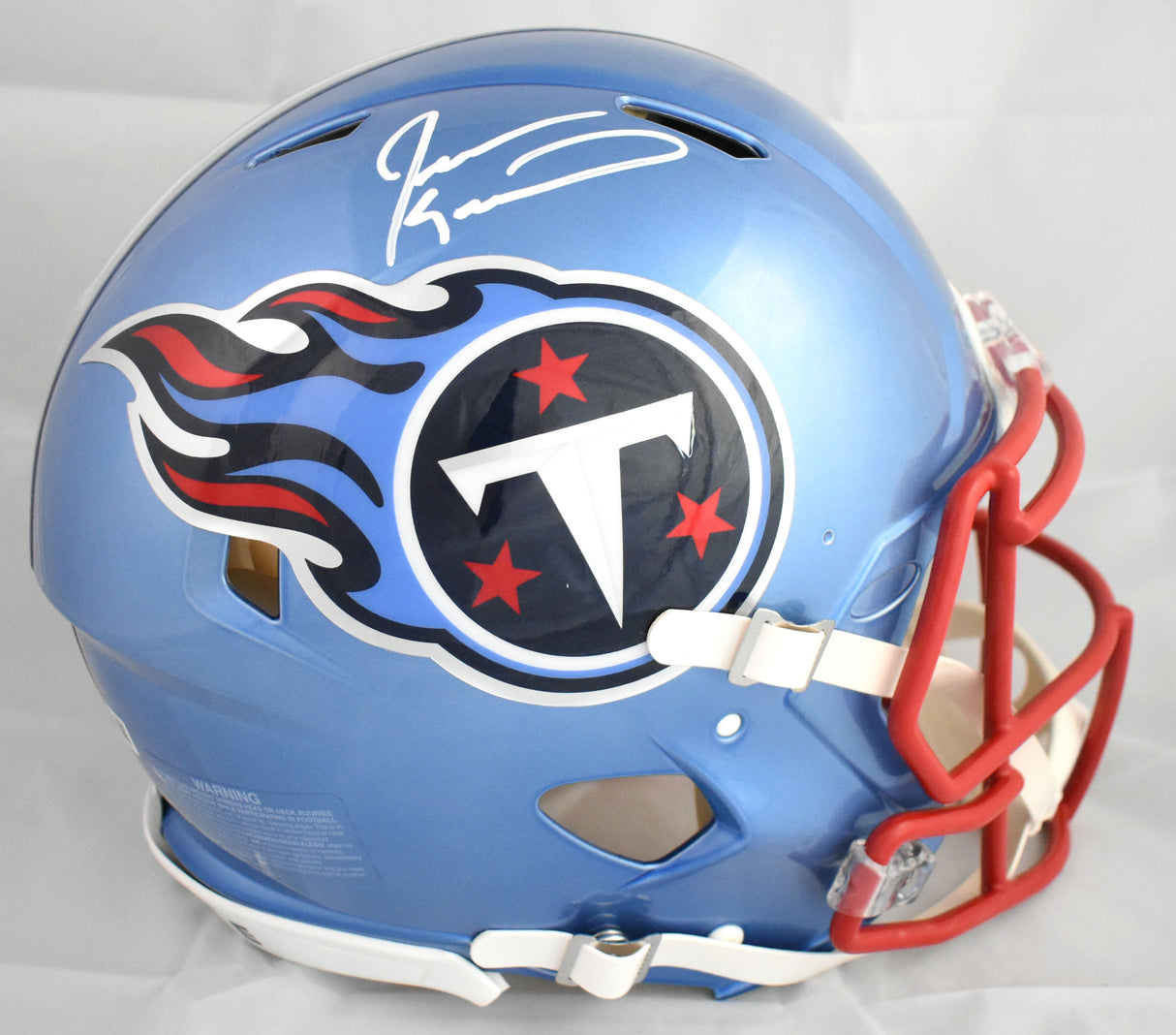 Jevon Kearse Signed Titans F/S Flash Speed Authentic Helmet - Beckett W Holo