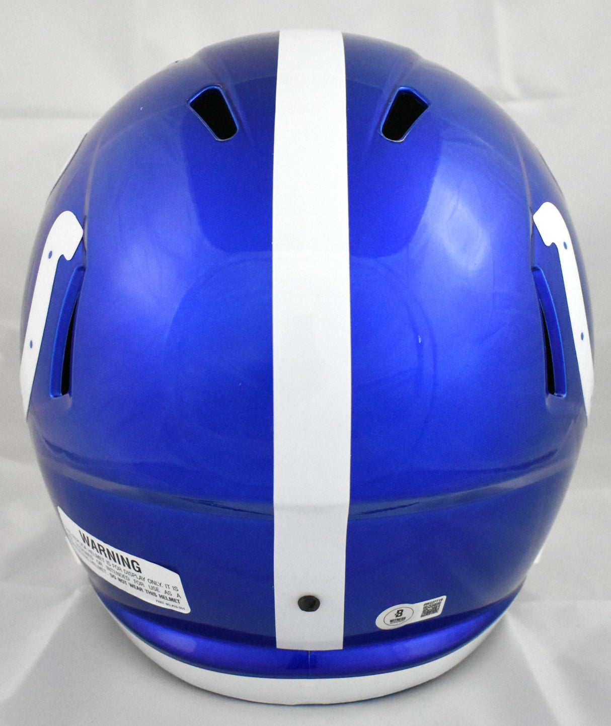 Edgerrin James Autographed Colts F/S Flash Speed Helmet - Beckett W Holo