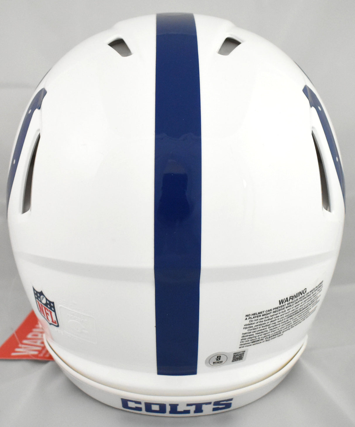 Edgerrin James Autographed Colts F/S Speed Authentic Helmet - Beckett W Holo