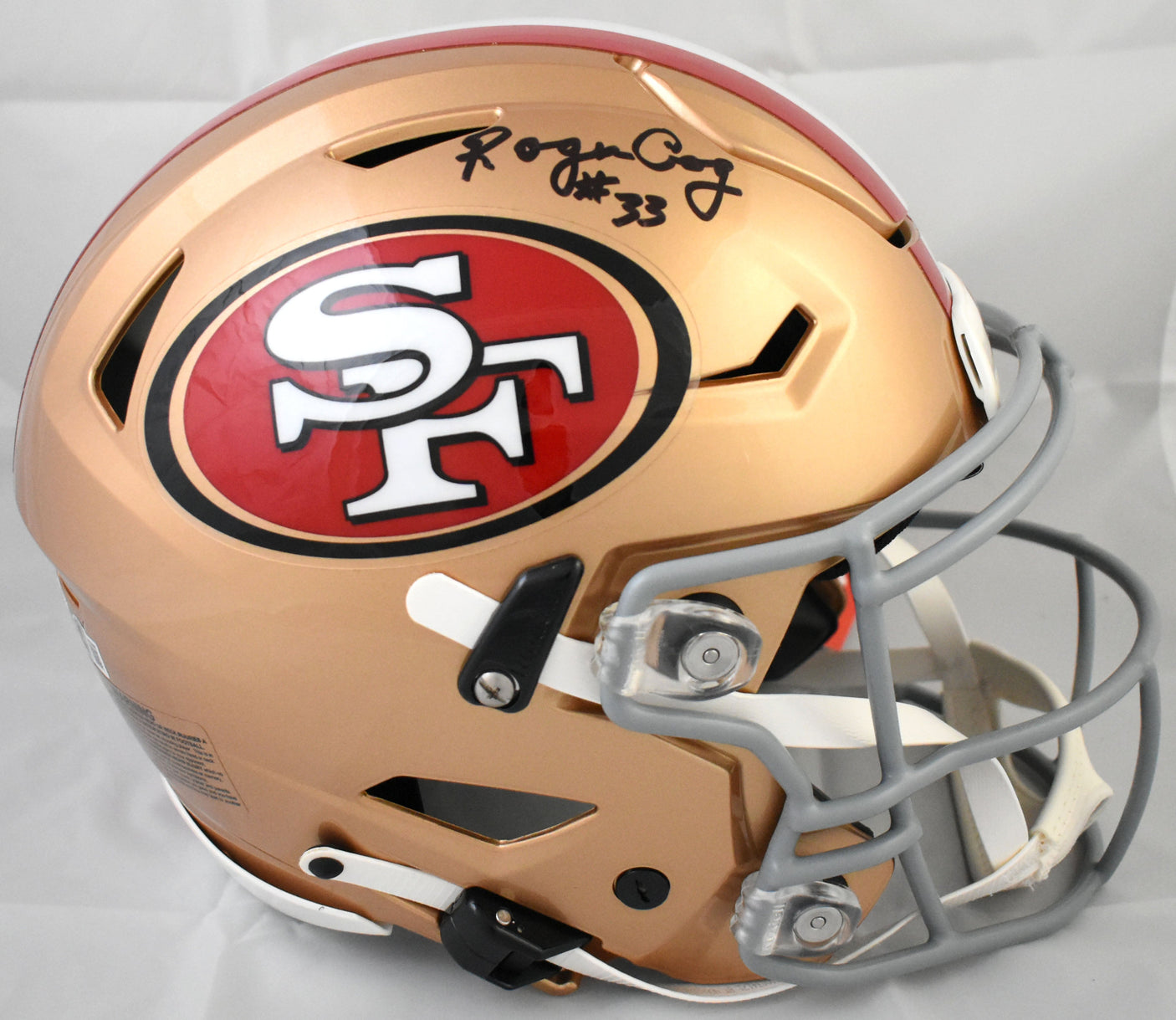 Roger Craig Autographed San Francisco 49ers F/S SpeedFlex Helmet- Beckett W Holo