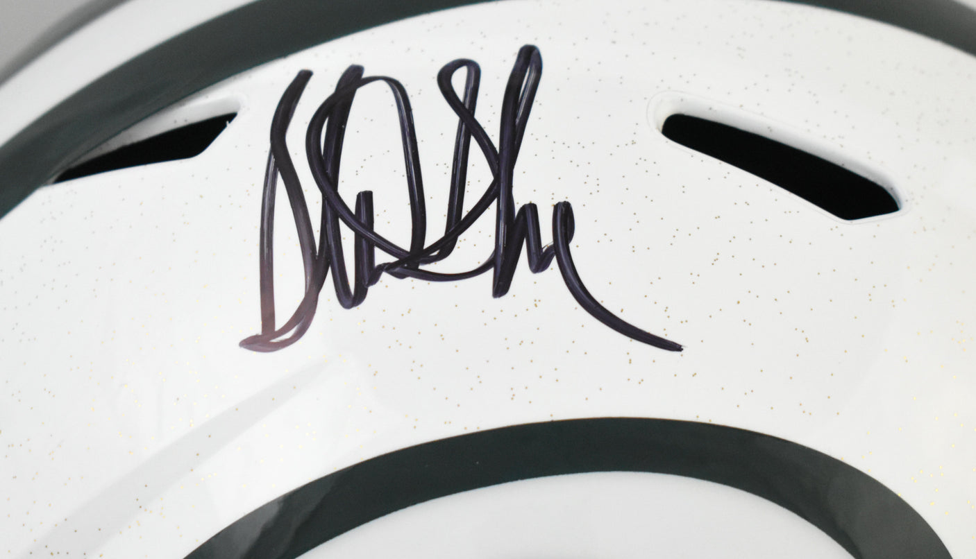 Sterling Sharpe Signed Green Bay Packers F/S Alt 24 Speed Helmet- Beckett W Holo