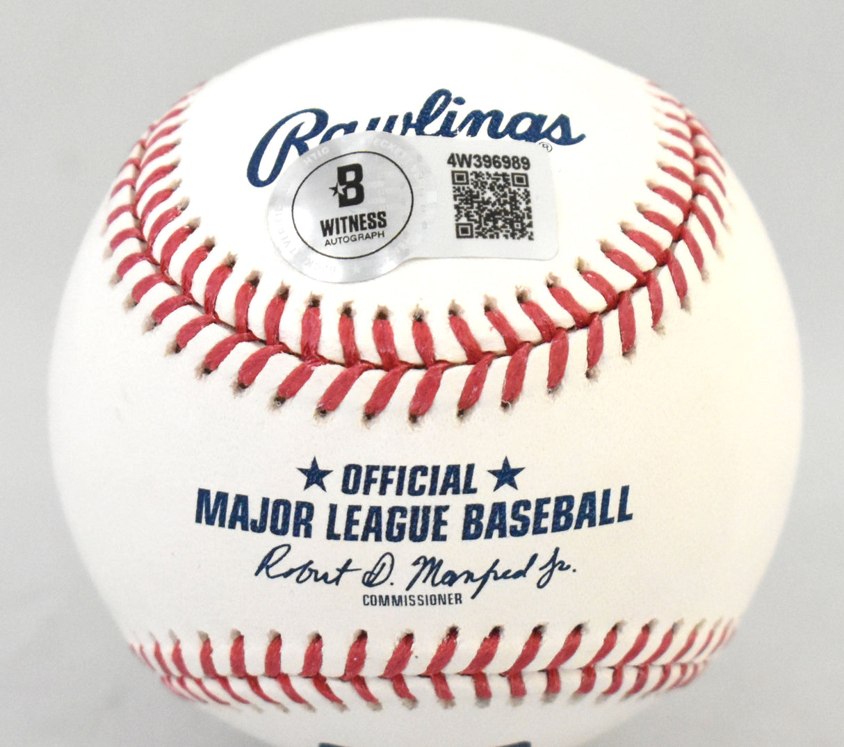 Jazz Chisholm Jr. Autographed Rawlings OML Baseball - Beckett W Hologram *Blue