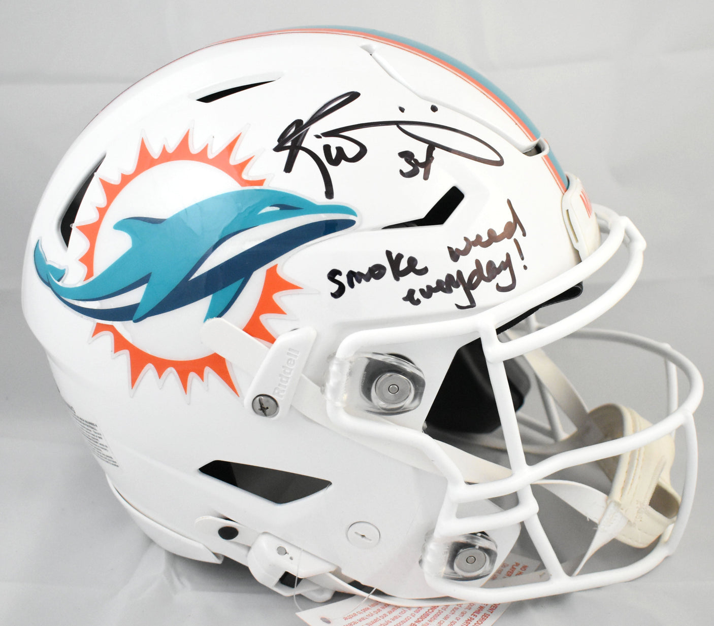 Ricky Williams Signed Miami Dolphins F/S Speedflex Helmet SWED - Beckett W Holo