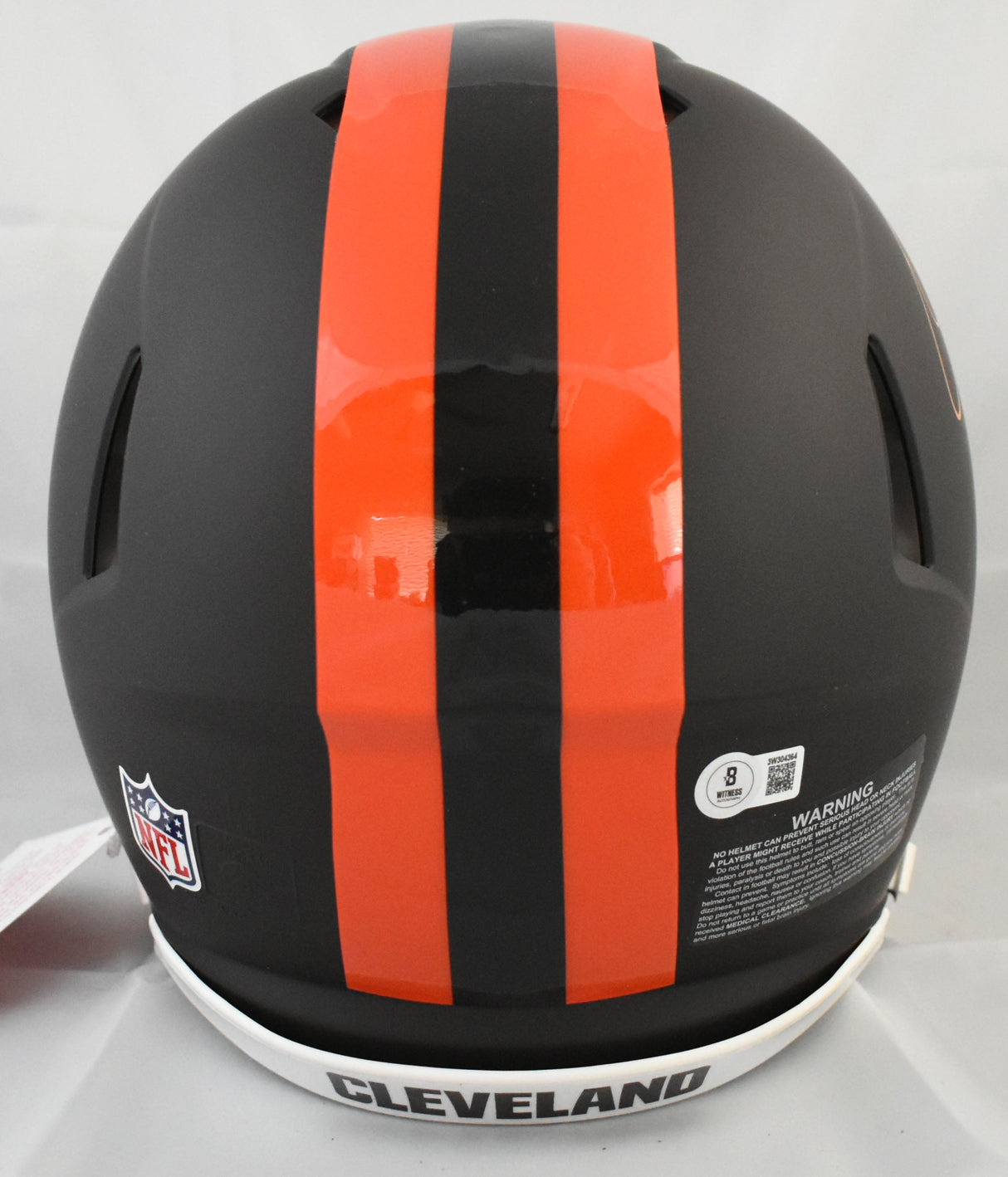 Quinshon Judkins Autographed Browns F/S Alt Speed Authentic Helmet - Beckett W