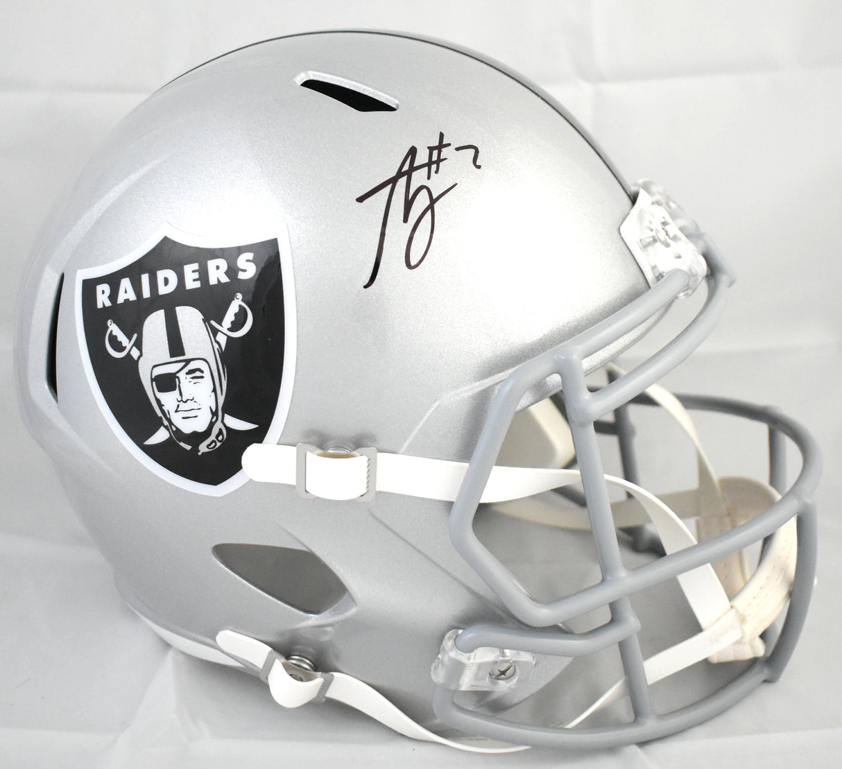 Ashton Jeanty Autographed Las Vegas Raiders F/S Speed Helmet - Beckett W Holo
