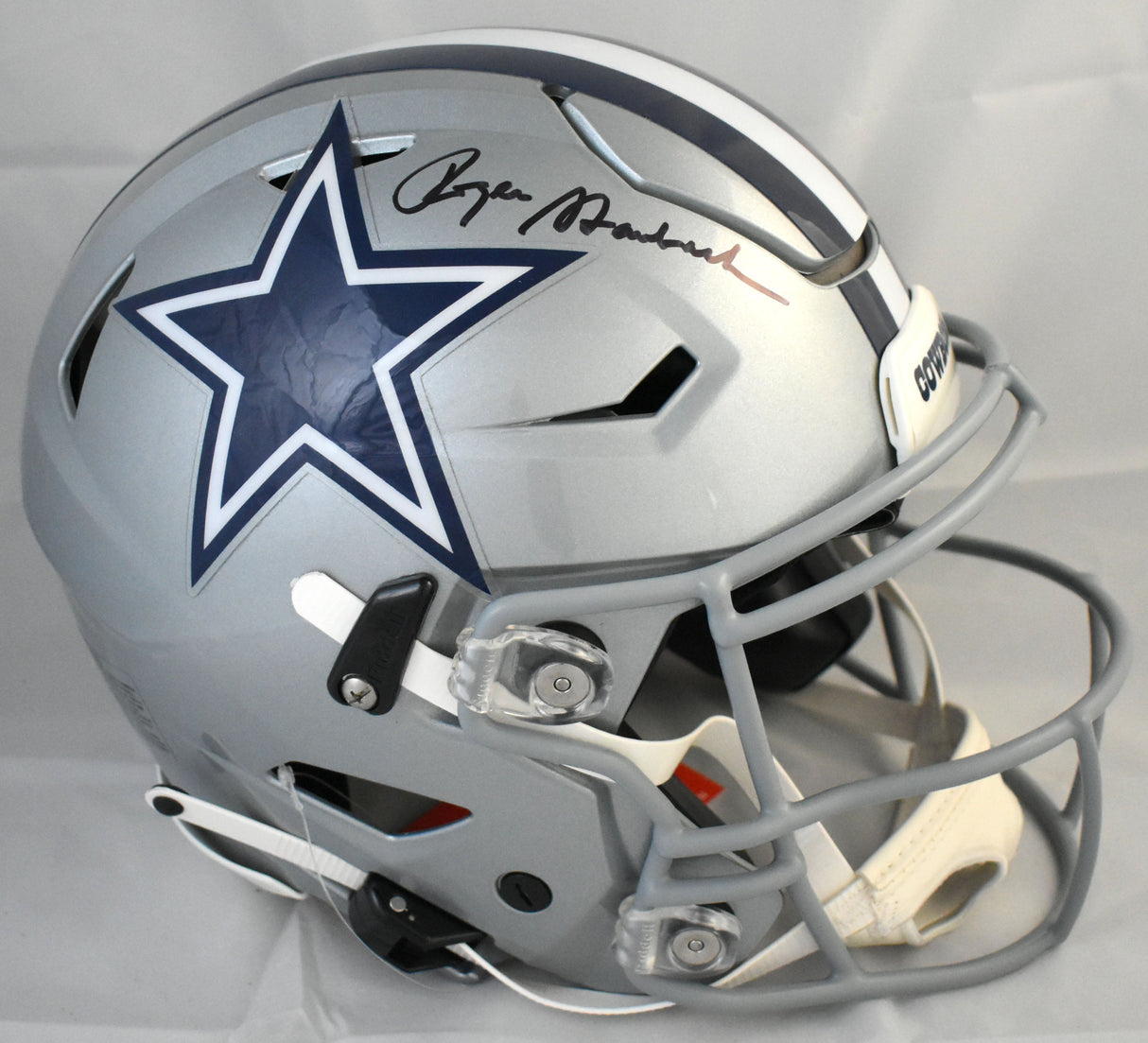 Roger Staubach Autographed Dallas Cowboys F/S Speedflex Helmet - Beckett W Holo
